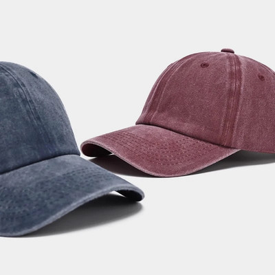 Cotton Baseball Cap Ball Dad Hat Adjustable Plain Solid Washed Men Premium 2026