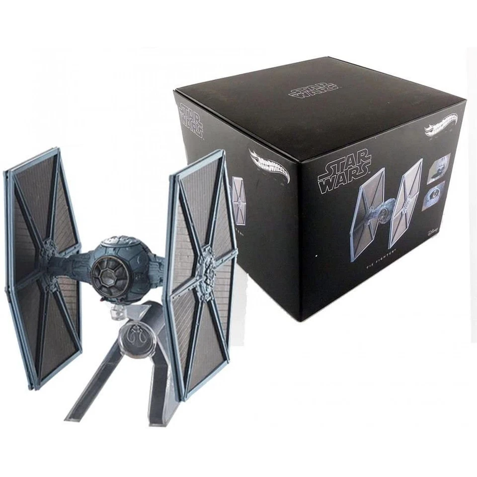 Star Wars The Impero Strikes Posteriore Tie Fighter Hot Wheels Elite 13cm x 11cm - Immagine 3 di 3
