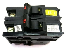 FEDERAL PACIFIC CIRCUIT BREAKERS 215H 2POLE 15 AMPS 240VOLTS FPE Double