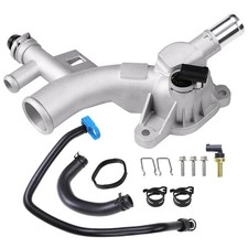 Upgraded Aluminum Engine Thermostat Housing Kit Compatible with Chevy Cruze S...