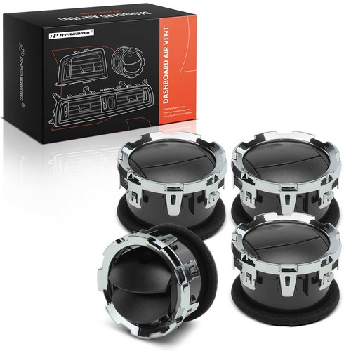 A-Premium 4x Dash AC Heater Air Vent Black & Chrome for Ford F-250 Super Duty - Picture 9 of 10