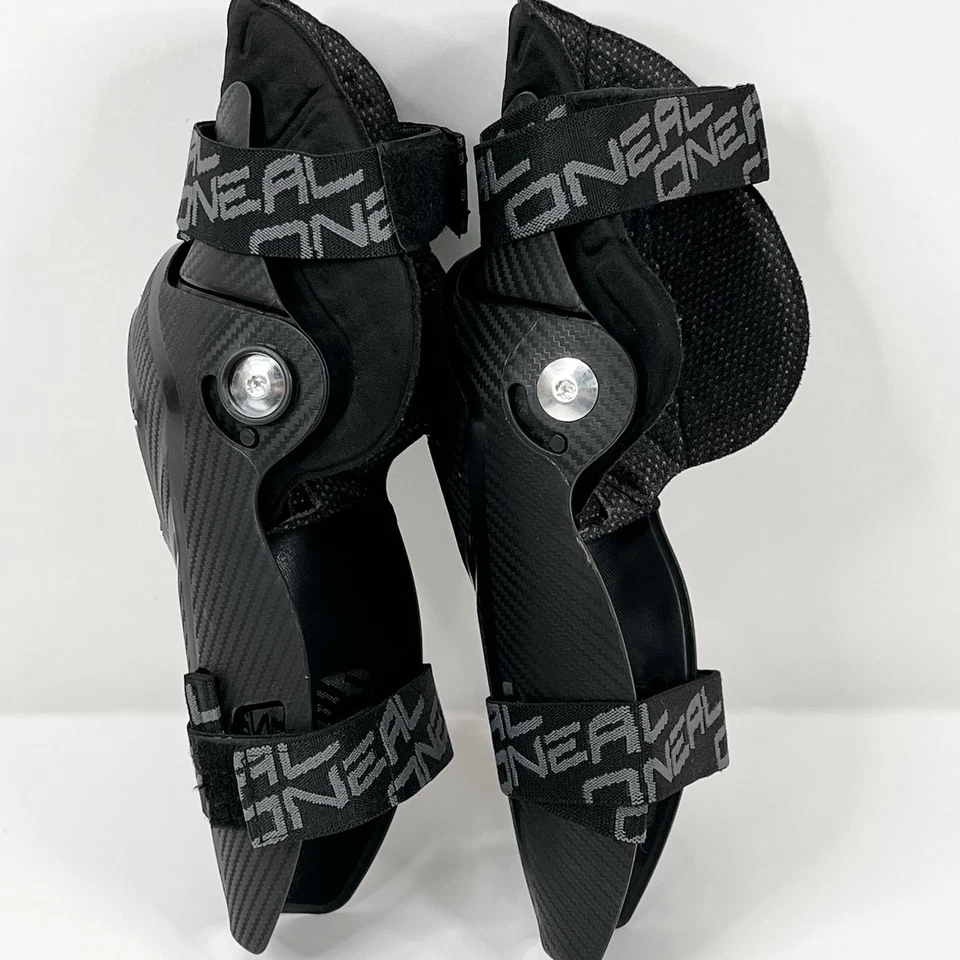 Rodilleras O'Neal para adultos 0256-206 todo terreno motocross negro carbono MX Foto 3 de 4
