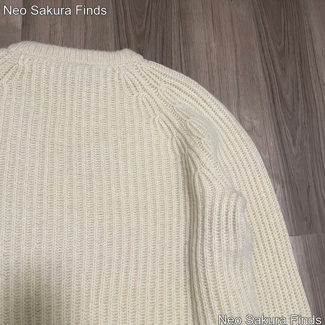 Vintage Peter Storm Wool Knit Sweater Ribbed 80s XL image 7