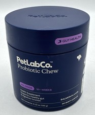PetLabCo Probiotic Chews 30ct, All Dogs Exp: 12/2026 Salmon