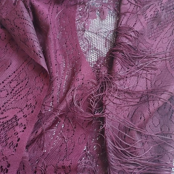 Chale Élégant en Dentelle - Avec Épingle Décorative Perlée Offerte - Photo 4/4