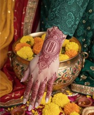 Henna Tattoo Aufkleber Frauen Hand, Finger, R&uuml;cken Blumenmuster