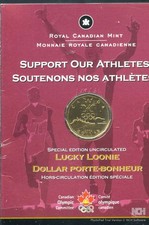 2004 Canada Lucky Loonie Support Our Athletes