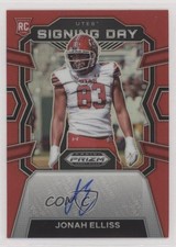 2024 Panini Prizm Draft Picks Signing Day Red /199 Jonah Elliss #SD-JES Auto 6q5