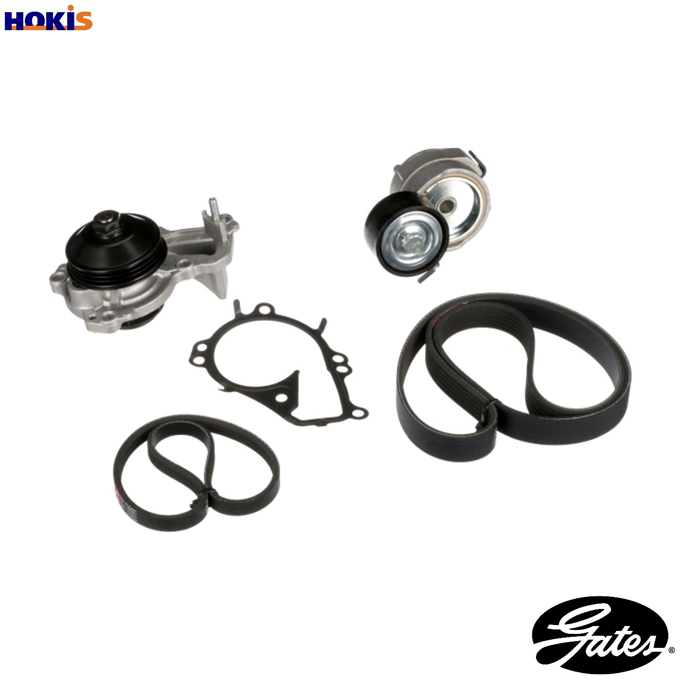 WATER PUMP + VRIBBED BELT KIT KP136PK1070 FOR PEUGEOT 2008 301 208/II/Van 308