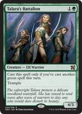 Talara's Battalion - Duel Decks: Elves vs. Inventors #24/76 MTG Magic The Gather