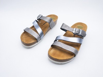 Brinkmann Damen Sandale Halbschuh Sommerschuh grau Gr. 39 EU Art. 37587-80