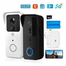 WiFi Video Doorbell 1080P Smart Wireless Intercom Waterproof Camera Ringing Bell