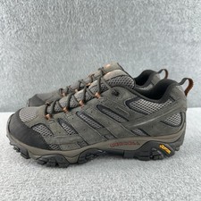 Merrell Moab 2 Shoes Mens Size 11 Waterproof Hiking Sneakers Vibram Gray Suede