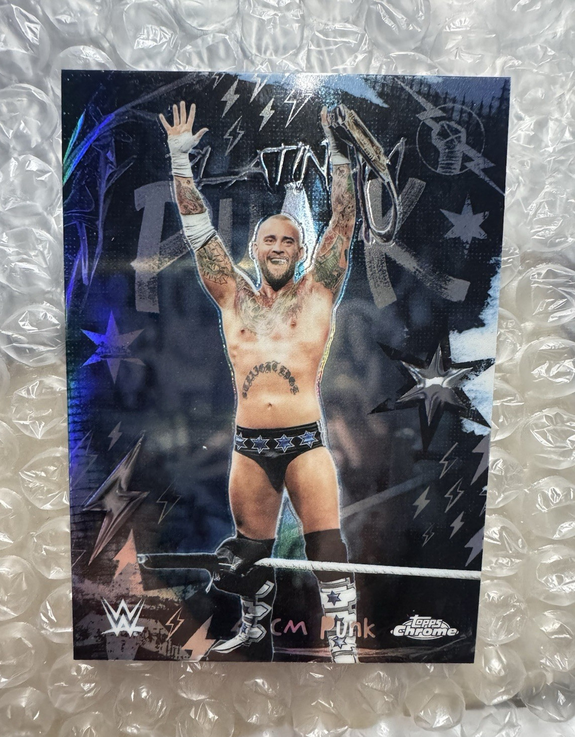 2026 Topps Chrome WWE CM Punk Platinum Punk PLP-13 Royal Rumble