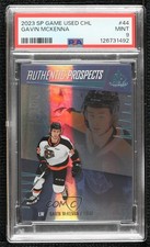 2023 Upper Deck SP Game Used CHL Edition 57/72 Gavin Mckenna #44 PSA 9 MINT 09za