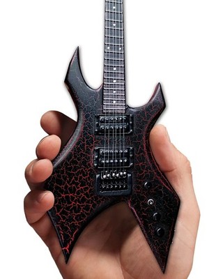 Stranger Things Eddie's Guitar B.C. Rich Warlock Mini Guitar w