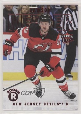 2021 Upper Deck Fleer Ultra Rookies Red Foil 70/91 Dawson Mercer Rookie RC 0il7