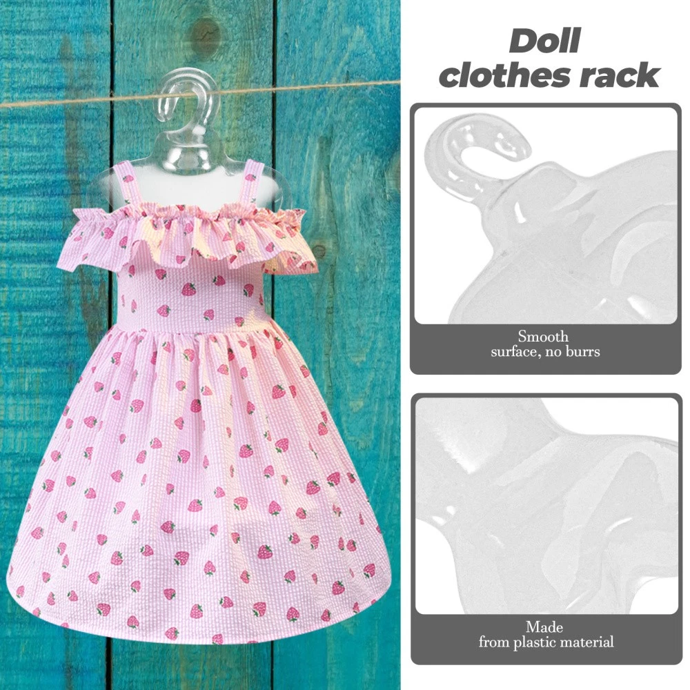 VETEMENTS Appendiabiti per bambole 2 pezzi appendiabiti in miniatura appendiabiti