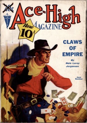 Ace-High Magazine, v71 #3, June 1933, ed. John DuBarry,  Last issue by Publisher