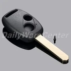 Black Remote 2 Button Car Key Shell Case Fob for HONDA Accord Civic For Pilot