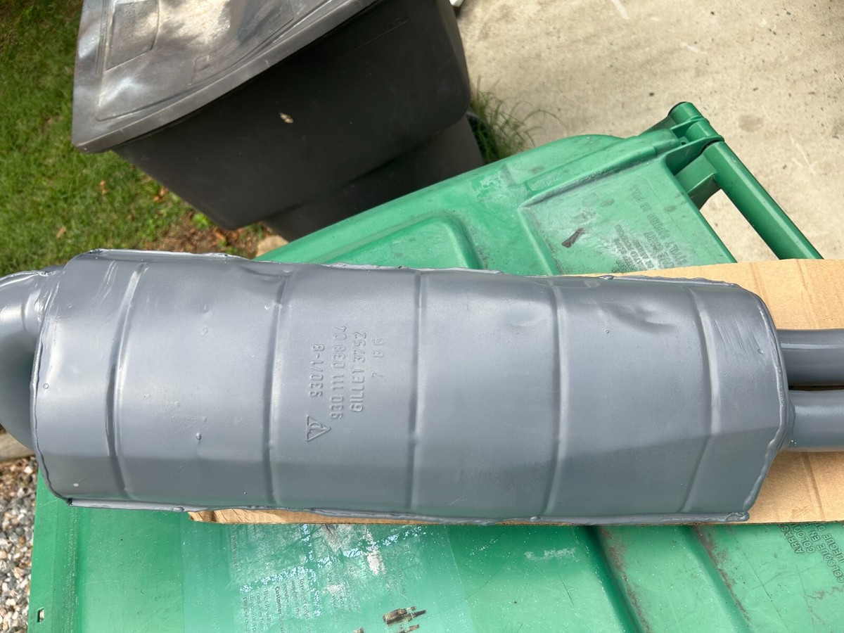 Factory Porsche 930 Exhaust System Muffler OEM 911 Turbo Factory Porsche 930 Exhaust System Muffler OEM 911 Turbo