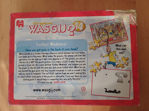 Wasgij Original 14 - Football Madness - 999pcs Jigsaw Puzzle - 第 2/3 張圖片
