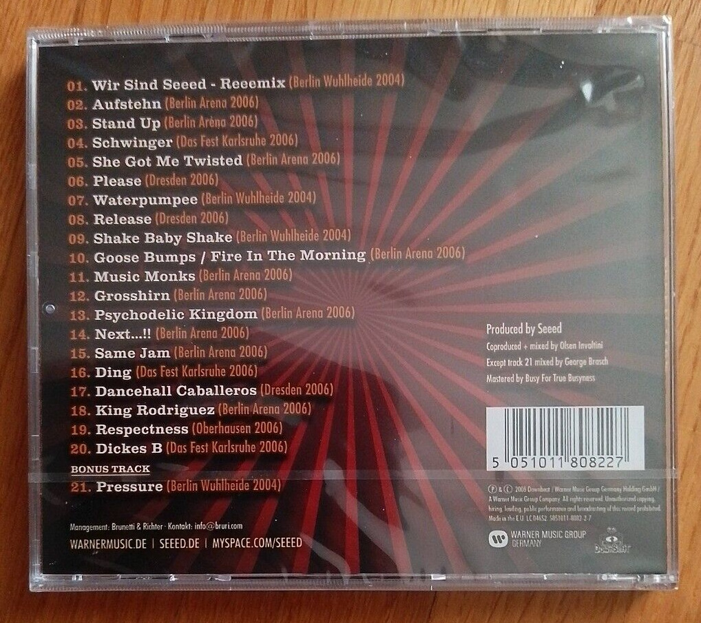 Seeed - Live (CD Album)