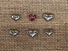 Authentic Origami Owl Dad Grandpa Papa Abuelo Husband Male Family Charms NEW