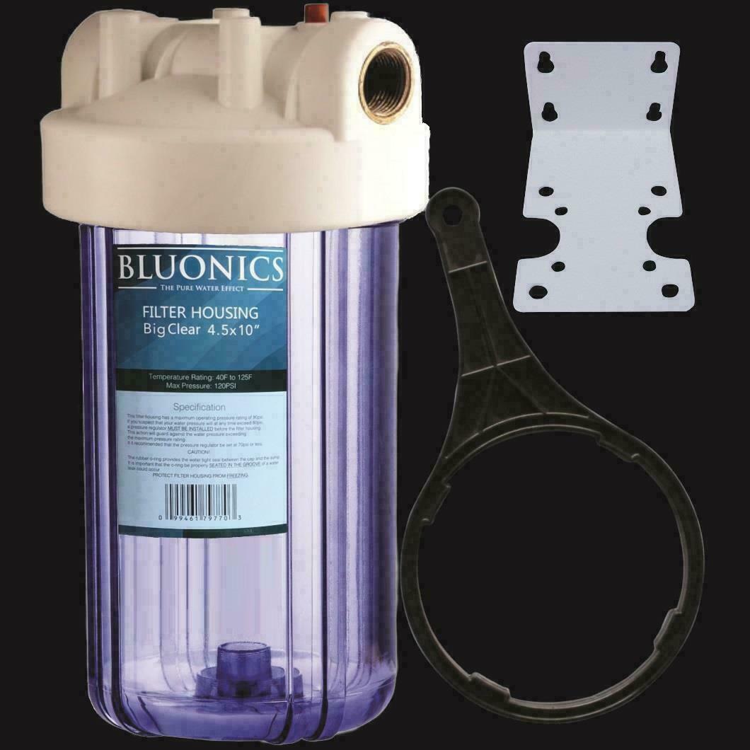 Filtri Pozzo Commerciali Bluonics Filtri Per Acqua Bluonics - 4 Cartucce Carbonio E Sedimenti 4,5 X 20, Per Sistema Casa Intera Filtri Ai Carboni - Foto 2