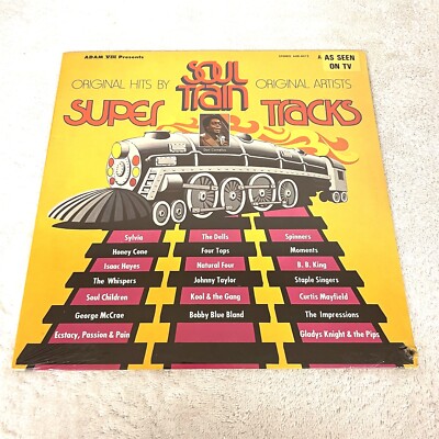 ''Soul Train - Super Tracks'' 1974 Soul/Funk LP, SEALED!, C Mayfield, Whispers,++