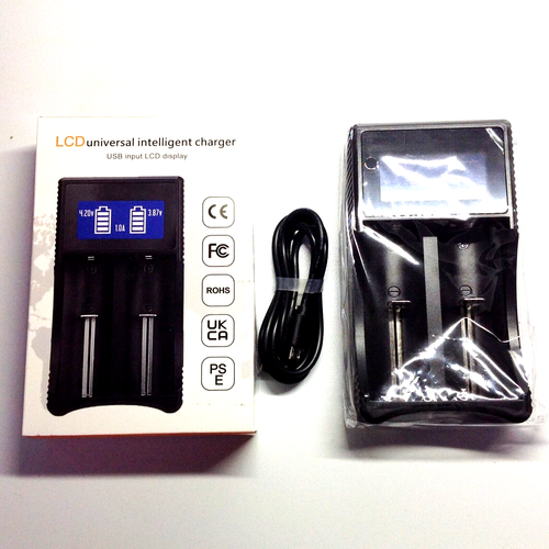 Chargeur Universel Skilhunt M2 - Intelligent Pour Batteries Li-ion, Ni-MH, Ni-Cd