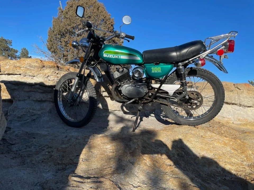 Suzuki TC100 1974 Blazer Kit de soportes de motor Juego de soportes Herrajes TC tc 100 Foto 4 de 4