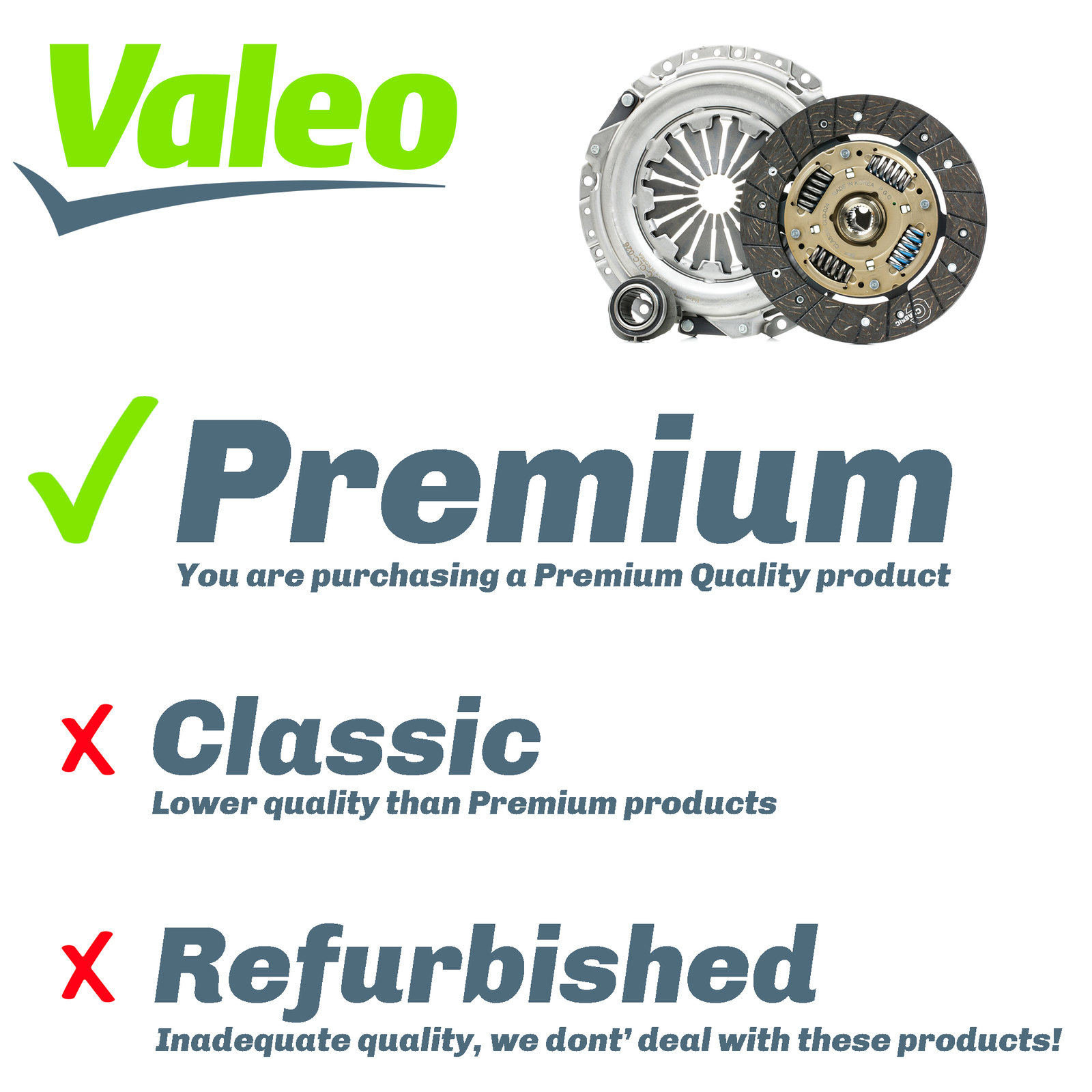Kit d'embrayage Valeo 826034 à passage de vitesses fluide pour Scénic I - 4