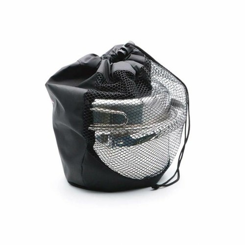 Zebra Stainless Steel 3 Pcs Pot & Pan Set Portable Camping and Travel with Bag - Picture 4 of 8