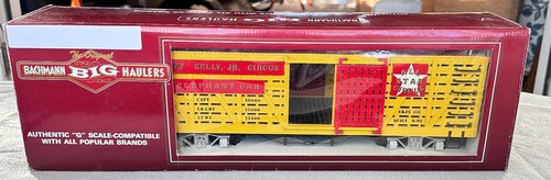 BACHMANN BIG HAULERS G STOCK CAR CON ELEFANTE 98171 en caja original CIRCO | Zustand: Used