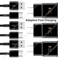 Adapter Fast Charger Type C With Phone Charging Cable For Samsung Galaxy Android