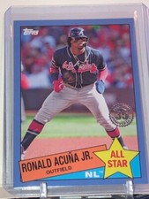 2020 topps series 2 Ronald Acuna JR 1985 all star blue Parallel Insert 85AS-39