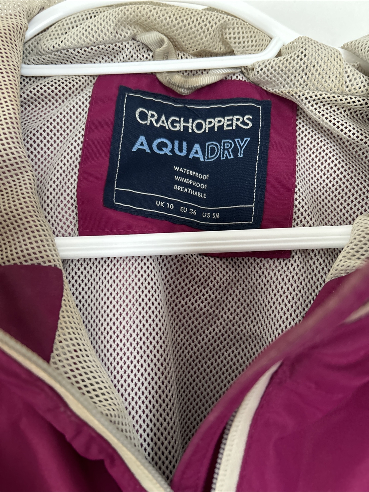 Craighoppers Aquadry Ladies Coat Size 10 image 4