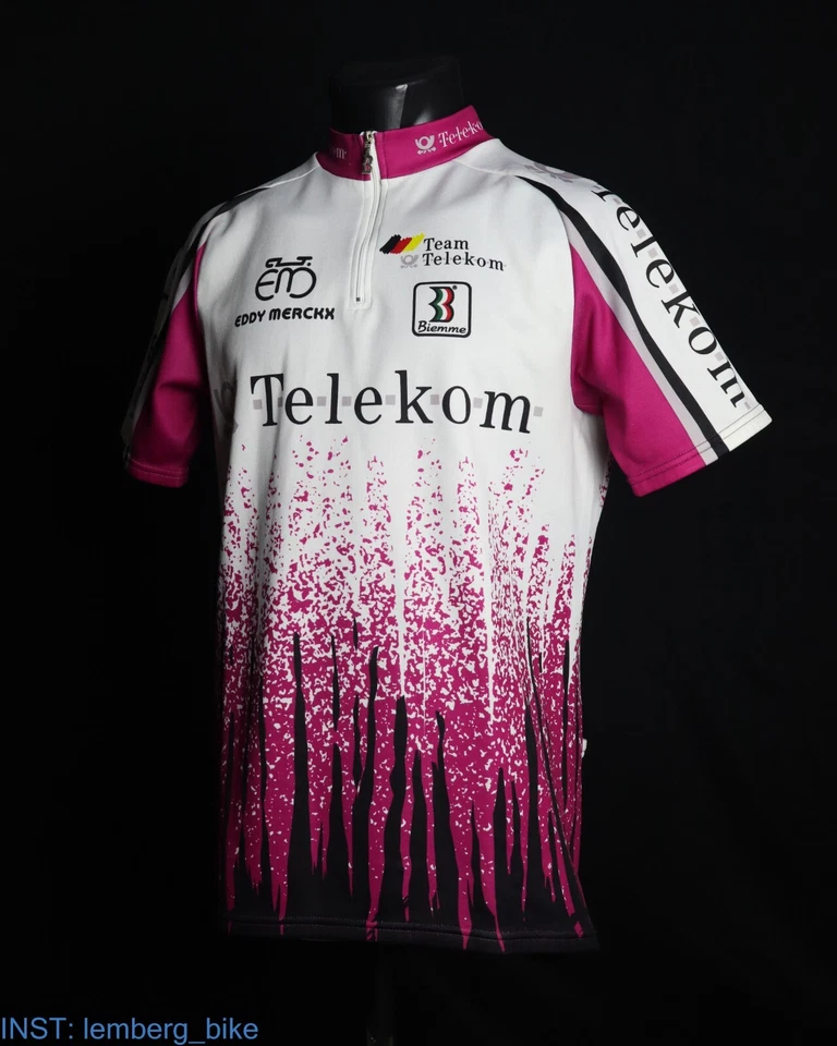 LOTE de 2 camisetas y chaqueta de ciclismo Team Deutsche Telekom 1993/1994 (XXL) #0065 Foto 2 de 4