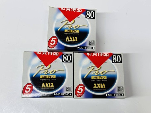 [ Rare ] [ New ] AXIA MD Pro 80 MD MiniDisc lot of 15