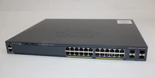 CISCO WS-C2960X-24PS-L 24-Port Gigabit PoE+ Switch ios-15.2 TESTED 2960X-24PS-L