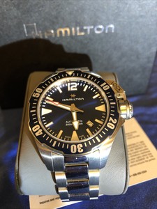 hamilton watch blue face