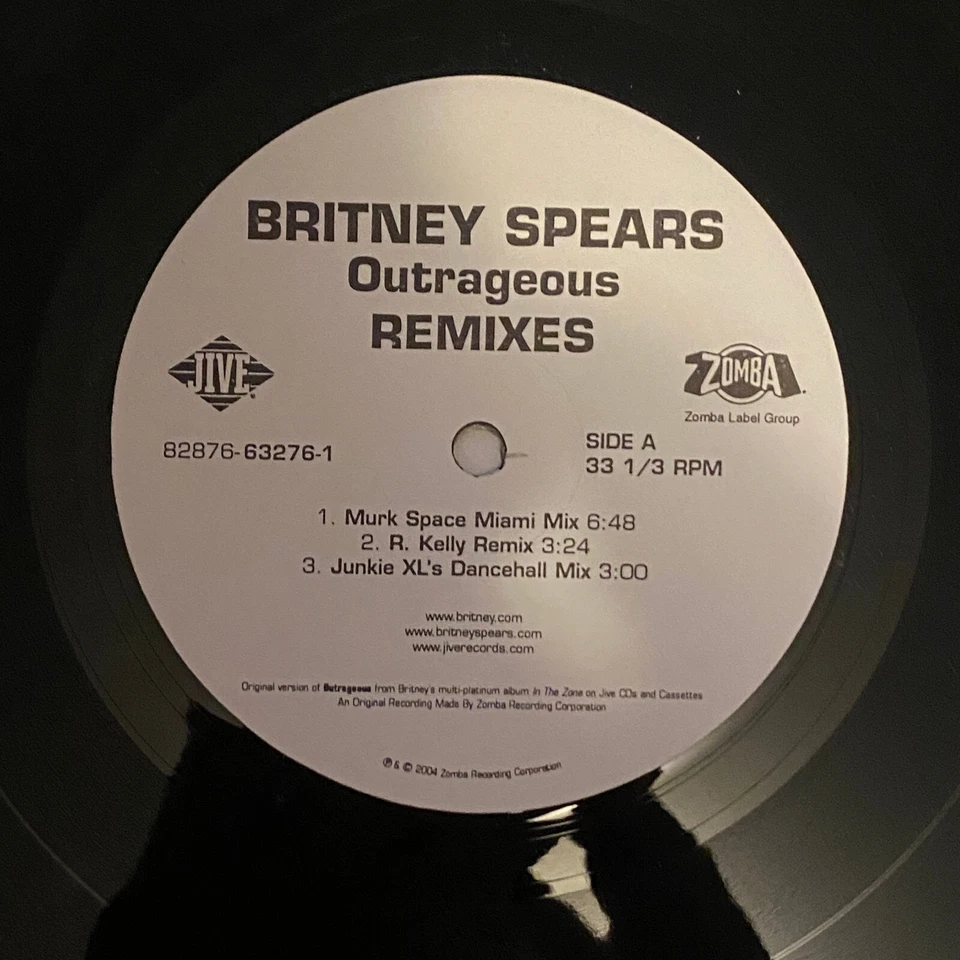 BRITNEY SPEARS - OUTRAGEOUS ORIG 2004 US 12" VINYL MAXI SINGLE NM - Image 4 of 4