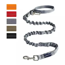 Auroth Dog Leash - Heavy Duty Bungee Tactical & Training Leash 4.5Ft - Gray
