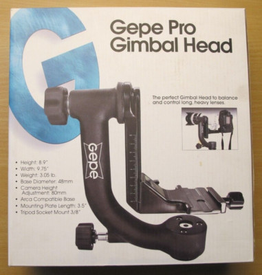 Gepe Pro SK-GH01 Gimbal Head Mount Open Box Unused