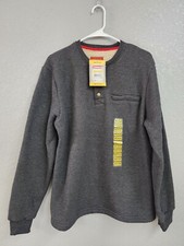 Coleman 1/4 Snap Sherpa Lined Waffle Relaxed Fit Henley Shirt Men's Medium 70