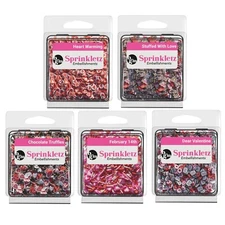 Sprinkletz Valentine's Bundle Tiny Polymer Clay Pieces for Crafts