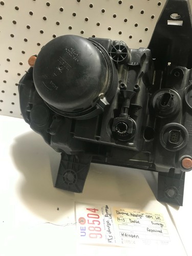 2014 2015 Dodge Durango Left Side Chrome Halogen Headlight OEM - Picture 11 of 12