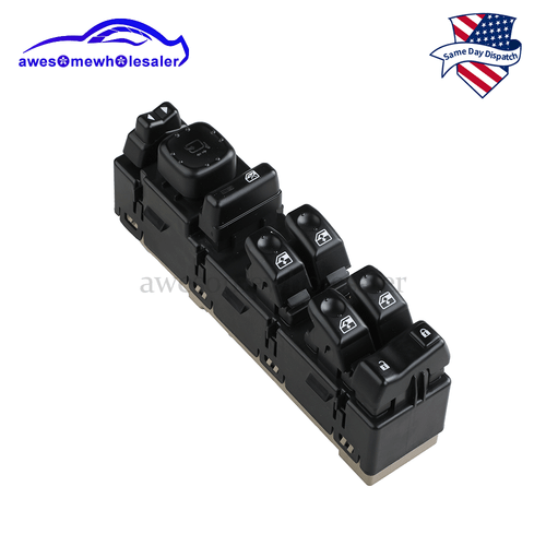 Driver Side Master Window Switch For 2003-2006 Tahoe Escalade Suburban 15186208 - Picture 2 of 5