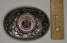 APACHE SERVICES INC 10TH ANNIVERSARY BELT BUCKLE